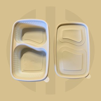 envase biodegradable 1000ml con tapa 300 unids.