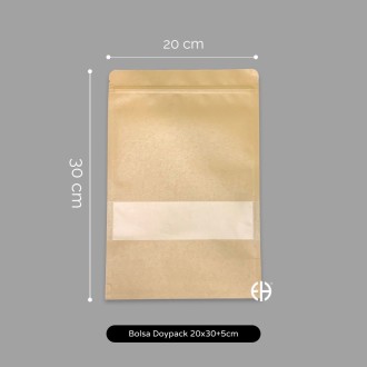 bolsa doypack 20x30+5cm 50 unids.