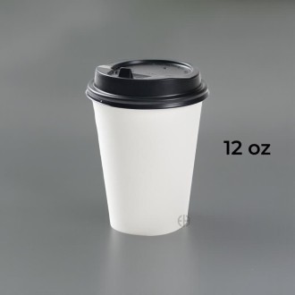 vaso kraft 12 oz con tapa 1000 unids.