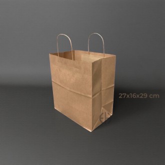 bolsa con manilla 27x16x29cm 300 unids.