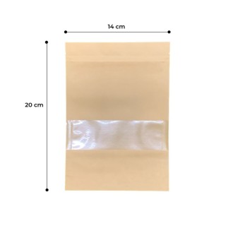 bolsa doypack 14x20+4cm 50 unidades