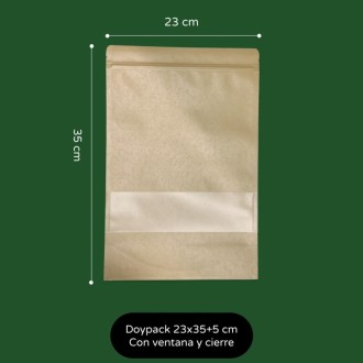 bolsa doypack 23x35+5cm 50 unidades